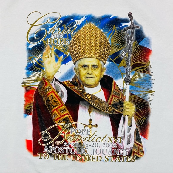 Pope Benedict XVI Tap tee size Large - Picture 2 of 3